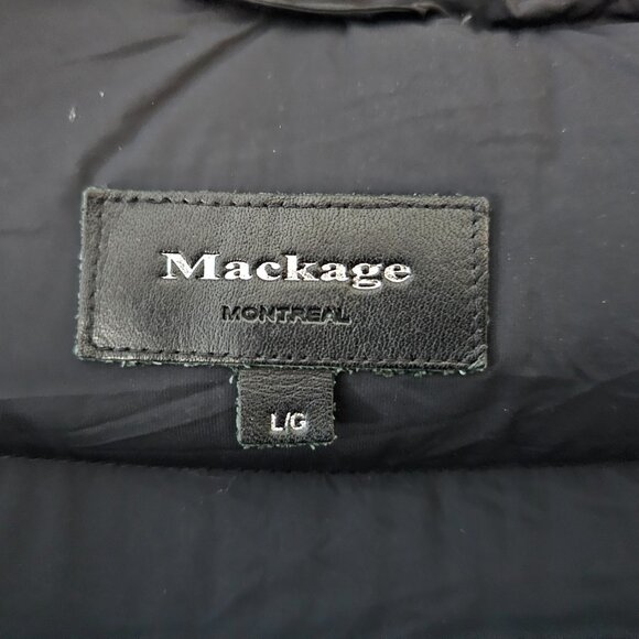 Mackage CALLA Agile-360 Stretch Black Silver Fox Size Large A6-1 - Picture 5 of 8